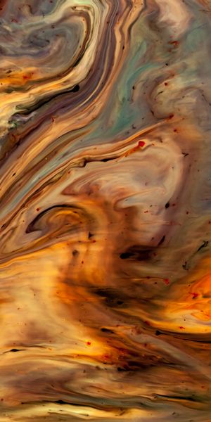 Beautiful Multicolored Abstract Fluid Art for Phone Wallpaper