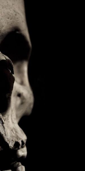 Dark Skull Phone Wallpaper - Perfect for Fans of the Macabre