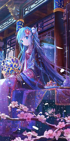 Winter Scene with Len and Rin Kagamine