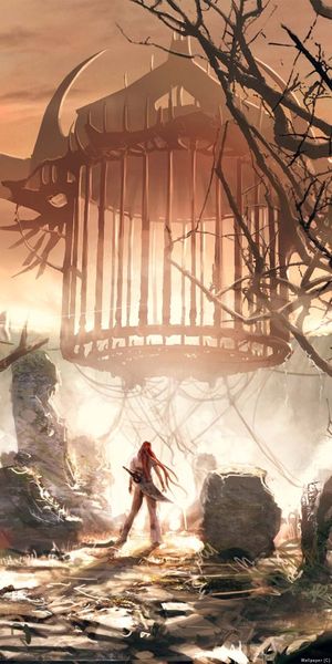 Phone wallpaper: Landscape, Art, Fantasy free download