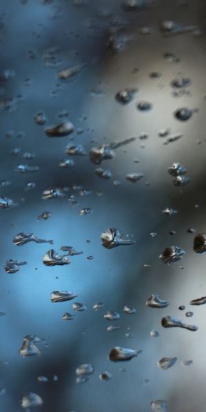 Phone wallpaper: Macro, Smooth, Water, Drops, Glass, Blur free download