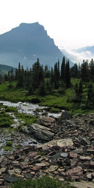 Phone wallpaper: Stream, Mountains, Forest, Mountain, Earth free download