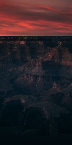 Twilight Canyon Landscape - A Perfect Mobile Wallpaper