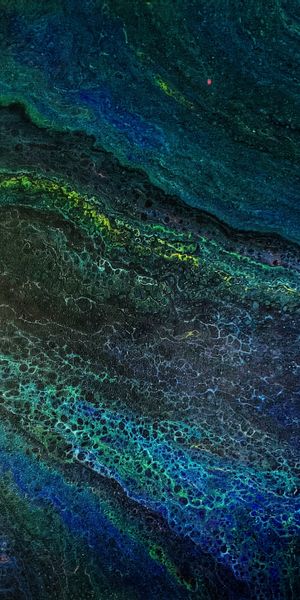 Abstract Multicolored Wallpaper with Unique Spots and Cracks