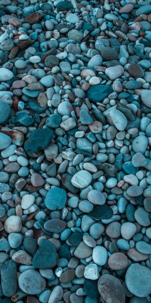 Beautiful Dark Pebble and Stone Texture Wallpaper