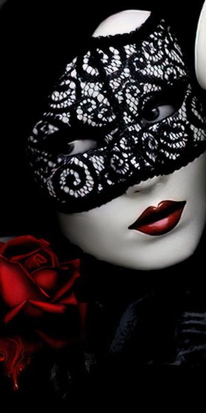 Intriguing phone wallpaper with dark elegance and mysterious allure