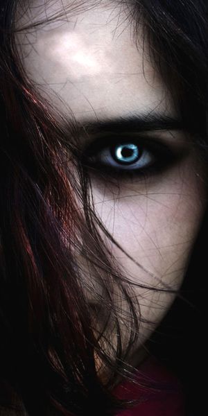 Dark Fantasy Vampire with Mysterious Eyes