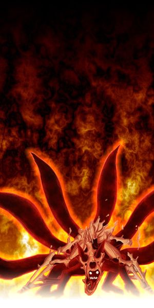 Epic Nine Tails Naruto Mobile Wallpaper