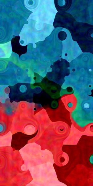 Vibrant Multicolored Abstract Digital Wallpaper