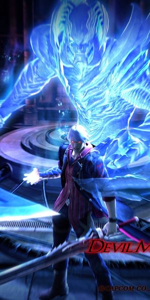 Epic Devil May Cry 4K Phone Background: Fantasy and Action Combined