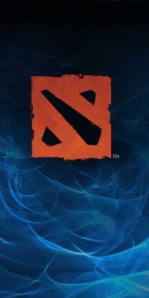 Dota 2 Logo Background for Phone Wallpaper