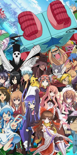 Epic Crossover of Iconic Anime Characters