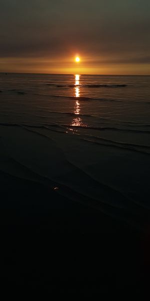 Breathtaking Sunset Over the Tranquil Coast