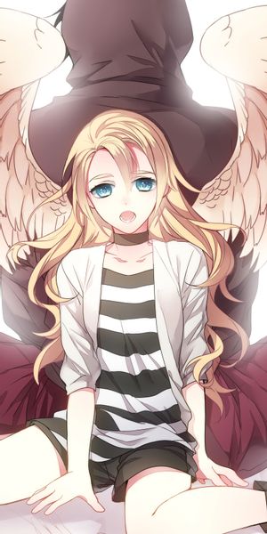 Phone wallpaper: Anime, Rachel Gardner, Satsuriku No Tenshi, Zack (Angels Of Death), Angels Of Death