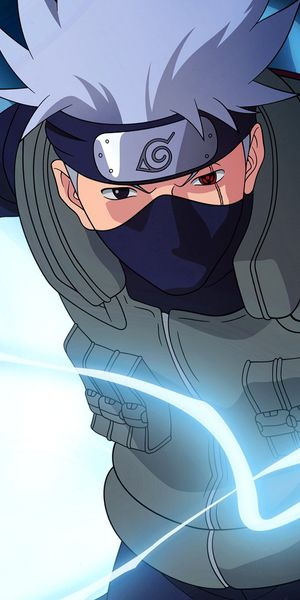 Dynamic Kakashi from Naruto - Perfect Phone Wallpaper