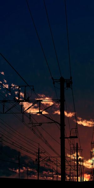 Breathtaking 4K Mobile Wallpaper Featuring a Fantasy Sunset Landscape
