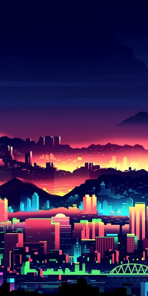 Vibrant Night View of Taipei with Skyscrapers and Colorful Lights