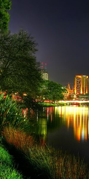 Breathtaking Melbourne Nightscape by Yarra River