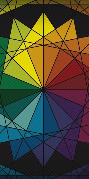 Phone wallpaper: Multicolored, Symmetry, Motley, Patterns, Texture, Textures free download