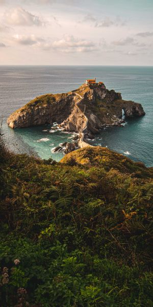 Breathtaking Island House by the Sea - Perfect Phone Wallpaper
