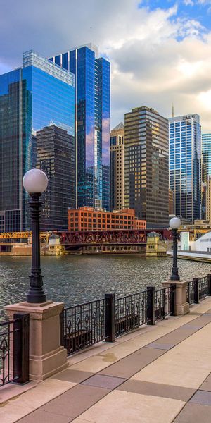 Phone wallpaper: Michigan, Megapolis, Chicago, Skyscraper, Cities, Man Made free download