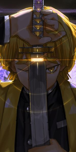Zenitsu Agatsuma Wallpaper from Demon Slayer: Kimetsu no Yaiba
