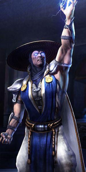 Immersive 4K Mortal Kombat Wallpaper with Raiden in Action