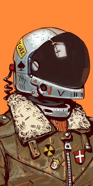 Futuristic Soldier with Helmet in Digital Art Style