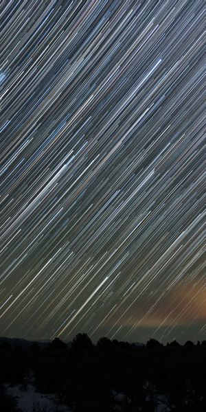 Phone wallpaper: Traffic, Movement, Long Exposure, Nature, Stars, Smooth, Night, Blur free download