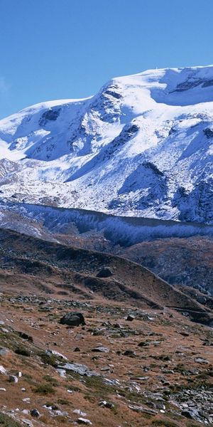 Beautiful Snow-Capped Mountains and Scenic Nature