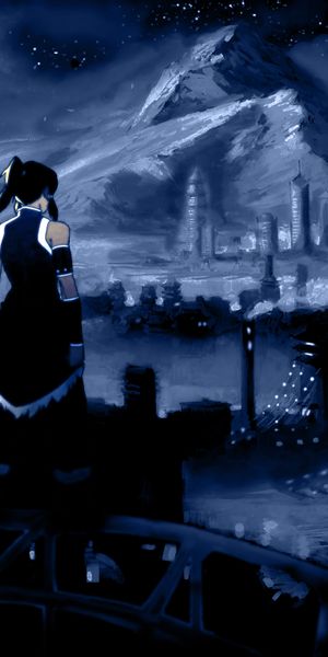 Phone wallpaper: Avatar (Anime), Avatar: The Legend Of Korra, Korra (The Legend Of Korra), Bridge, W