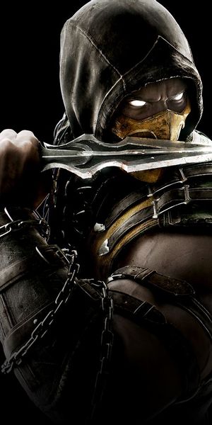Scorpion from Mortal Kombat X - Epic Dark Ninja Wallpaper