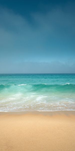 Serene Ocean Waves Lapping on the Shore