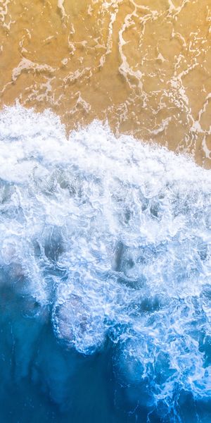 Aerial Beach Photography: A Perfect Mobile Wallpaper Choice