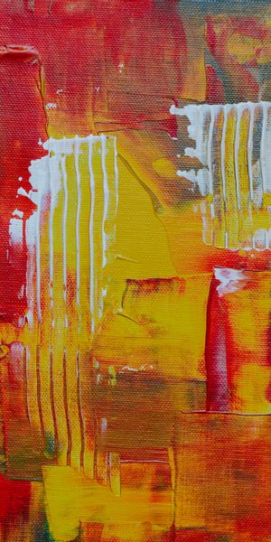 Abstract Red and Multicolored Canvas Wallpaper for Your Phone