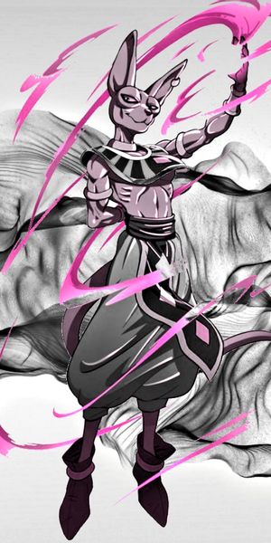 Epic Dragon Ball Super Wallpaper with SSGSS Goku, Vegeta, and Beerus