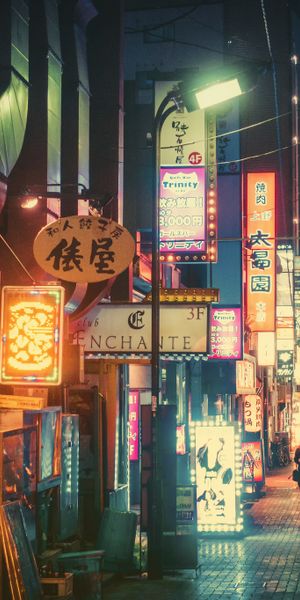 Explore the Vibrant Neon Lights of Tokyo at Night