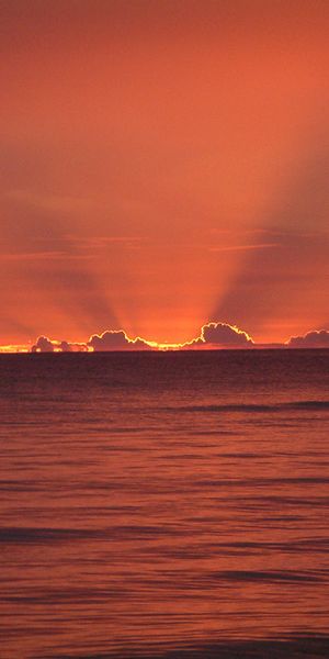 Breathtaking 4K Ocean Sunset Wallpaper for Your Phone
