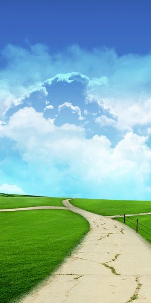 4k Nature Landscape with Wind Turbines and Cottage