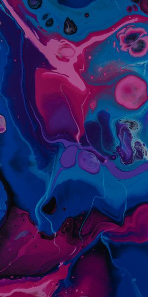 Phone wallpaper: Stains, Motley, Spots, Divorces, Multicolored, Abstract, Liquid free download