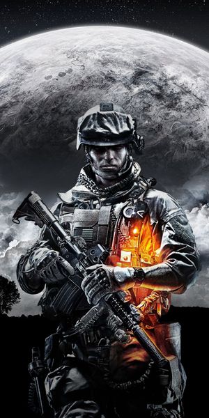 Epic Battlefield Soldier Wallpaper for Mobile Devices