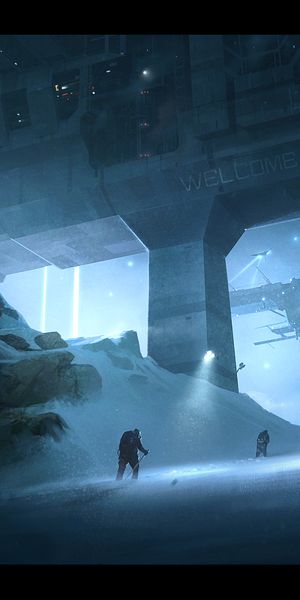 Phone wallpaper: Landscape, Sci Fi free download