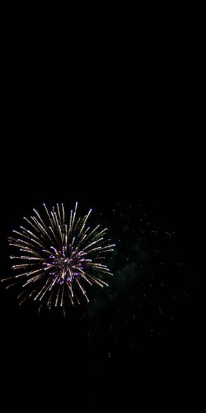 Beautiful Night Fireworks for Your Mobile Wallpaper