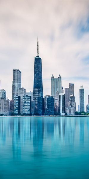 Phone wallpaper: Chicago, Cityscape, Cities, Man Made free download