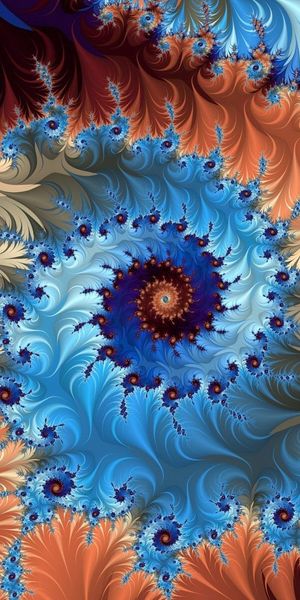 Phone wallpaper: Rotation, Multicolored, Spiral, Motley, Circle, Abstract free download