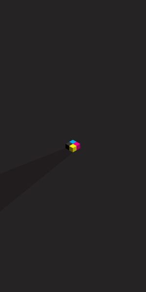 Phone wallpaper: Motley, Shadow, Multicolored, Background, Cube, Vector free download