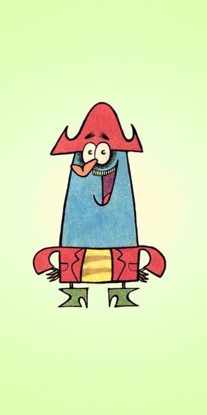 Phone wallpaper: Motley, Bird, Multicolored, Bright, Picture, Drawing, Vector free download