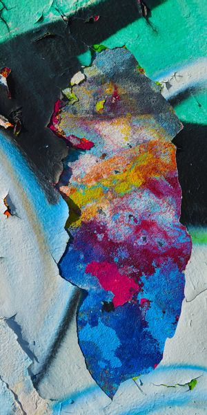 Phone wallpaper: Paint, Multicolored, Wall, Motley, Texture, Old, Textures free download