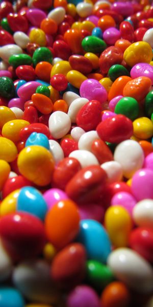Vibrant Multicolored Candy Background for Mobile Devices