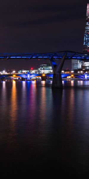 Phone wallpaper: London, Cities, Man Made, Night free download